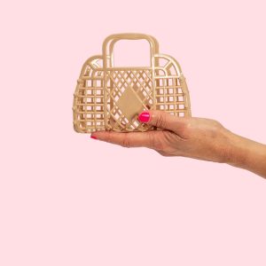 Yellow Small Retro Basket Jelly Bag – Little Pop Color Shop