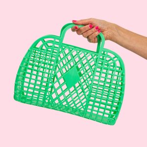 Jelly Bags - Retro Basket - Back to the 80's! - Woolaballoo